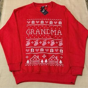 Women's Pullover NWT Tstars Winter RED Sweatshirt Size L